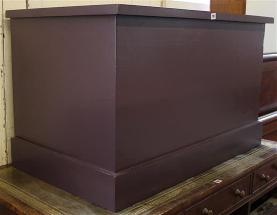 Painted blanket box